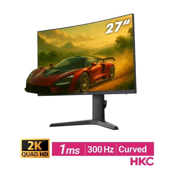 مانیتور گیمینگ 27 اینچ خمیده اچ کا سی مدل MG27H18Q300