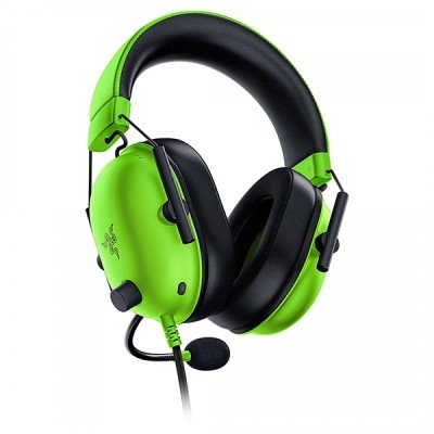 هدست مخصوص بازی ریزر مدل blackshark v2 x Green edition